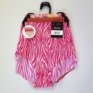 No Boundaries Junior’s No Show Hipster Panty, 3-Pack Size XXL (19)